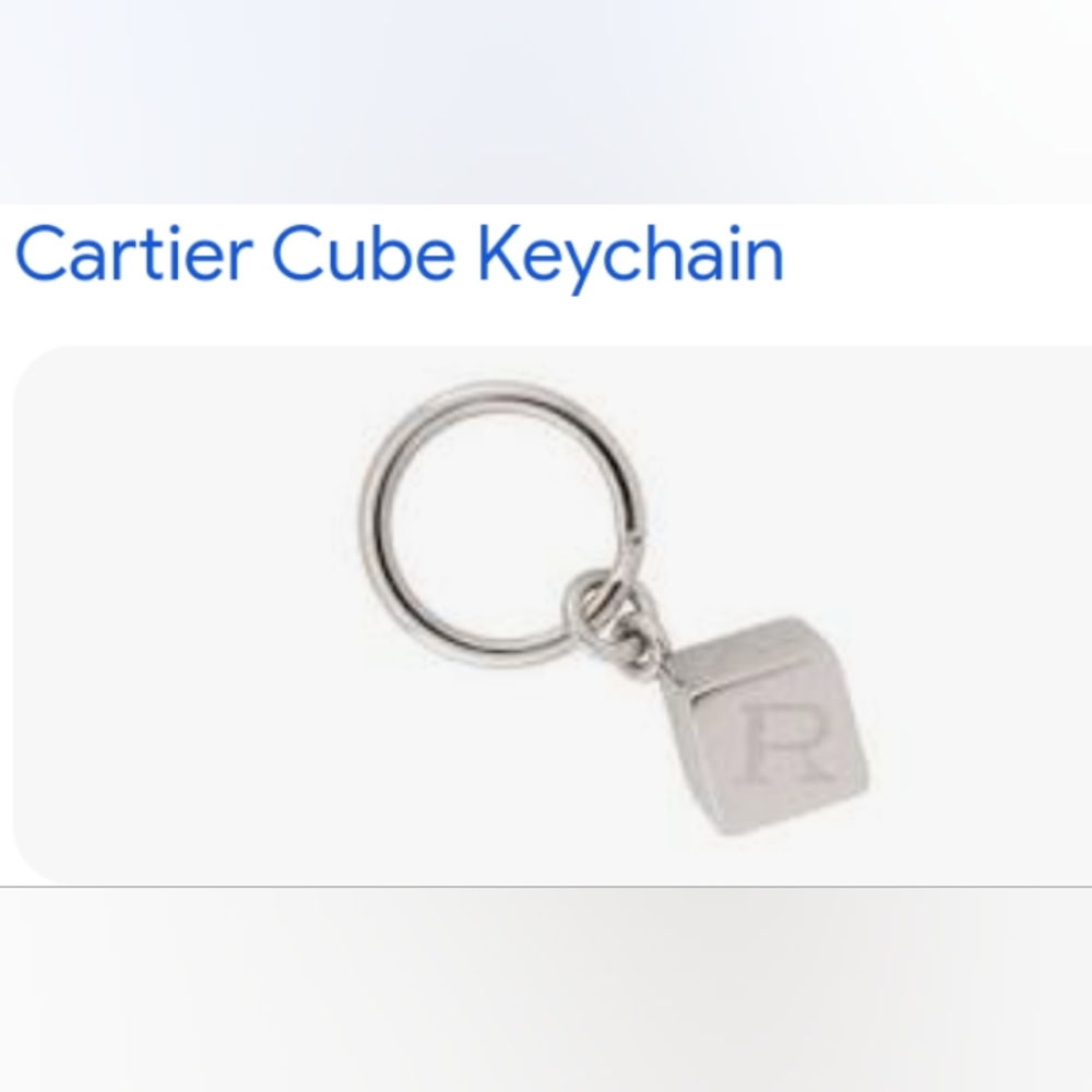 Cartier cube keychain